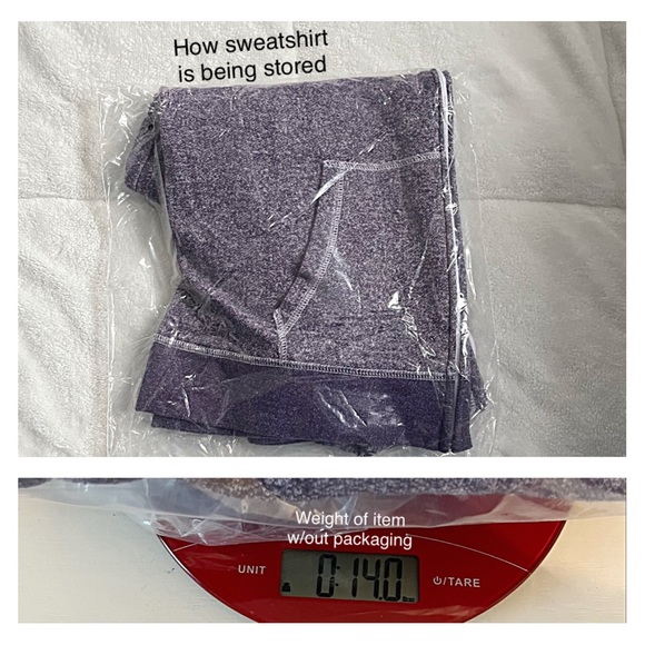 PURPLE ZIP HOODIE! Juniors XXL Long Sleeve French Terry; PIMATEE by PIMA APPAREL - Picture 10 of 11